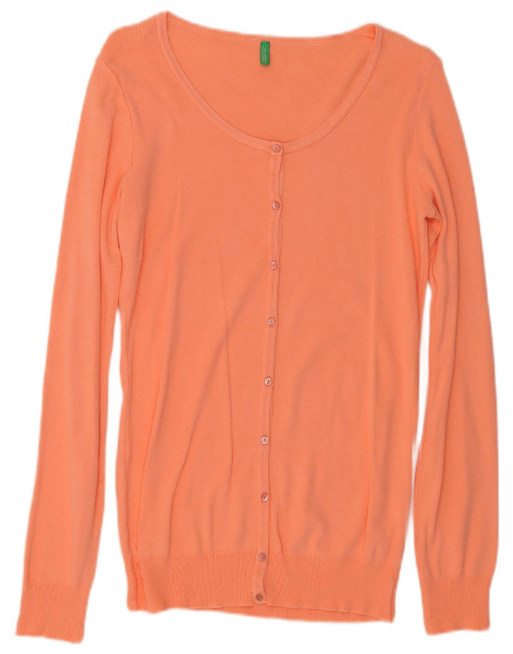 BENETTON Γυναικεία Ζακέτα UK 10 Small Pink
