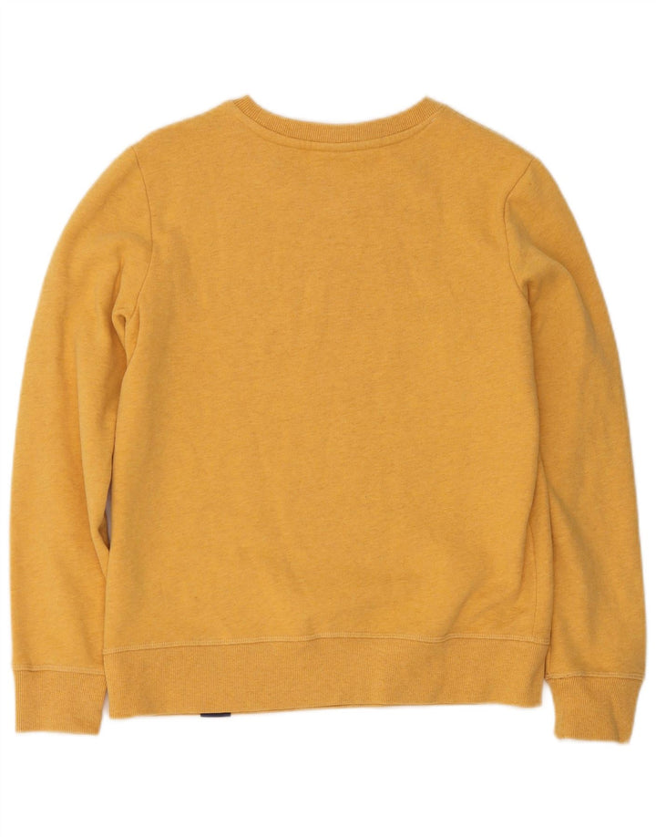 Superdry Γυναικείο Φούτερ μεγάλου μεγέθους Jumper UK 8 Μικρό κίτρινο βαμβακερό