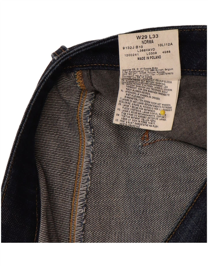 Lee Womens Norma Slim Jeans W29 L26 Navy Blue Cotton