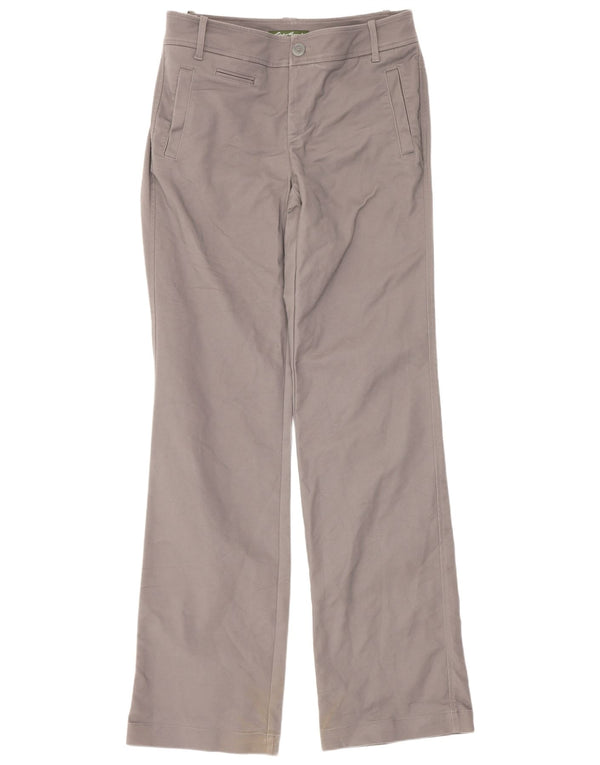 Eddie Bauer Mens Straight Chino Trousers W30 L34 Grey Cotton