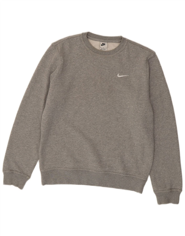 Ανδρικό φούτερ Nike Jumper από μεσαίο γκρι βαμβάκι