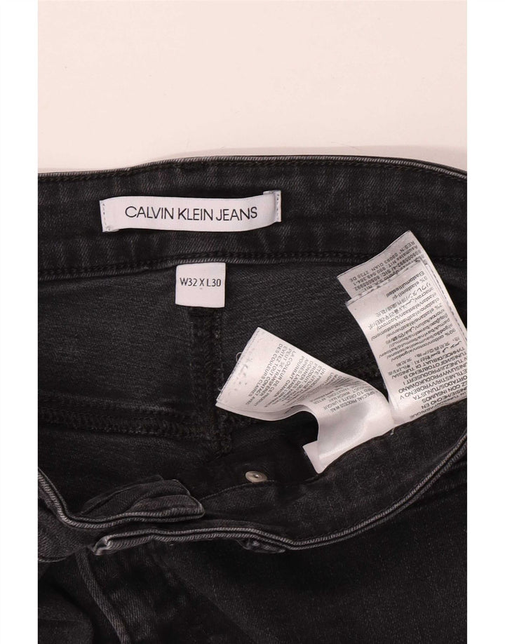 Calvin Klein Ανδρικό Slim Jeans W32 L27 Γκρι βαμβακερό