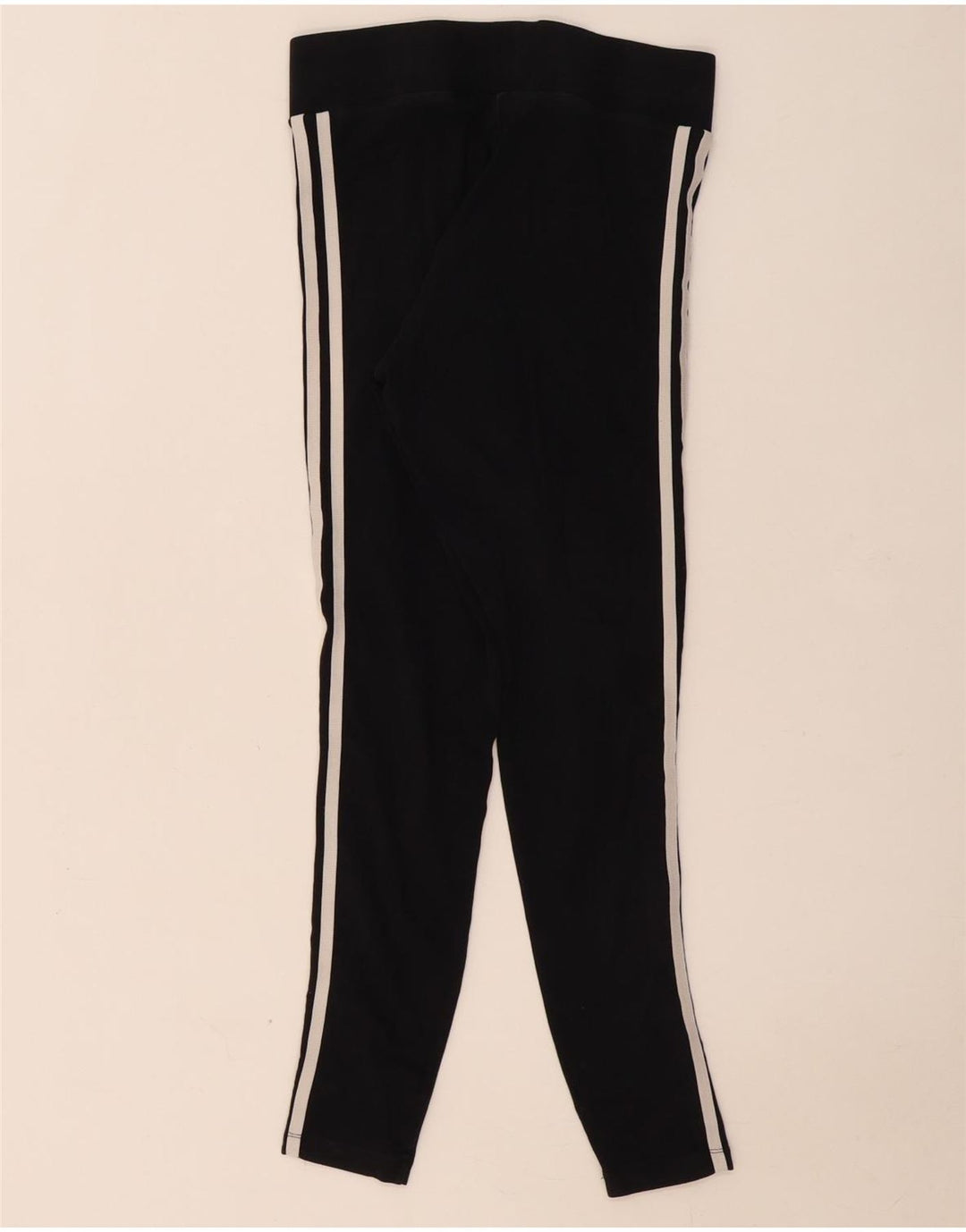 Γυναικείο κολάν Adidas UK 10 Small μαύρο βαμβακερό
