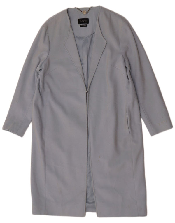Γυναικείο παλτό Marks & Spencer Autograph UK 12 Medium Blue Classic