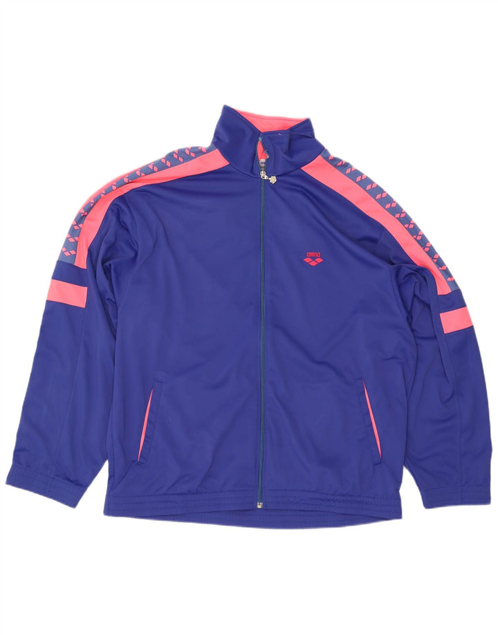 Ανδρική φόρμα γραφικών Arena Top Jacket 2XL Blue Colourblock