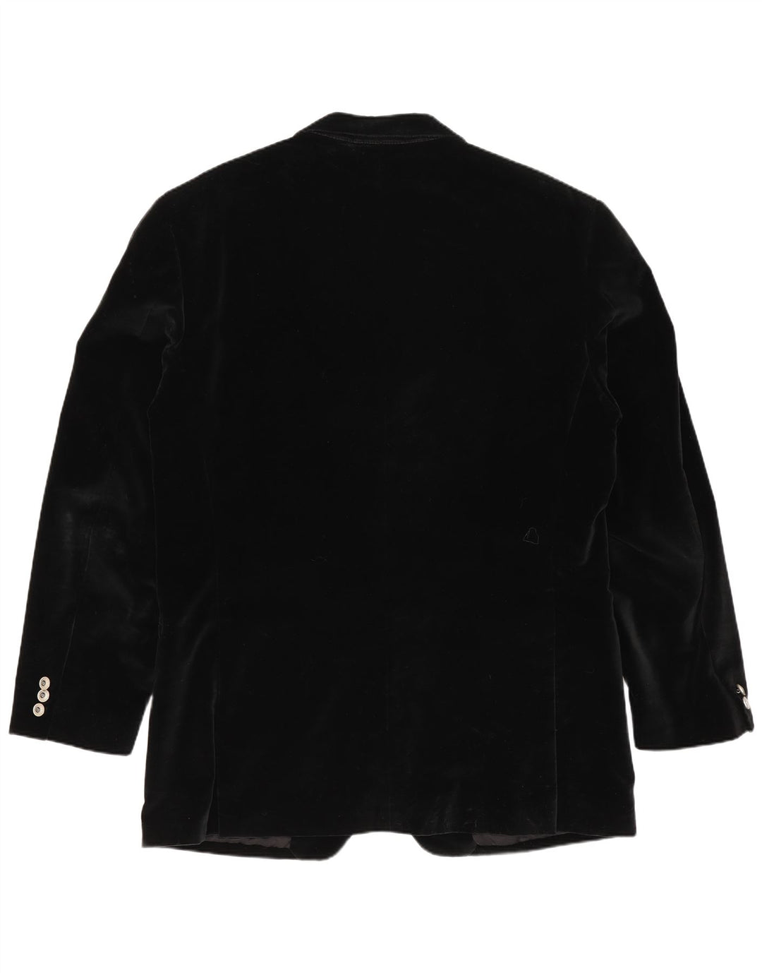 Ανδρικό βελούδινο σακάκι Versace 4 κουμπιών IT 52 XL μαύρο βαμβακερό