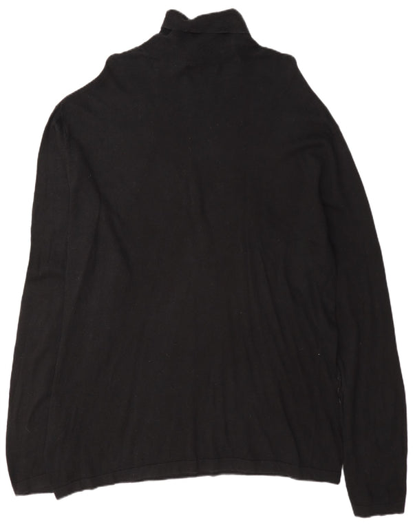 Ανδρικό πουλόβερ Nautica Roll Neck Jumper 2XL Μαύρο βαμβακερό