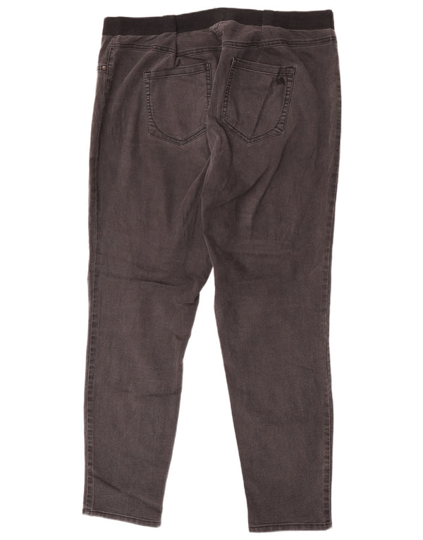 Marks & Spencer Γυναικείο Autograph Slim Jeans UK 20 2XL W40 L30 μαύρο βαμβακερό