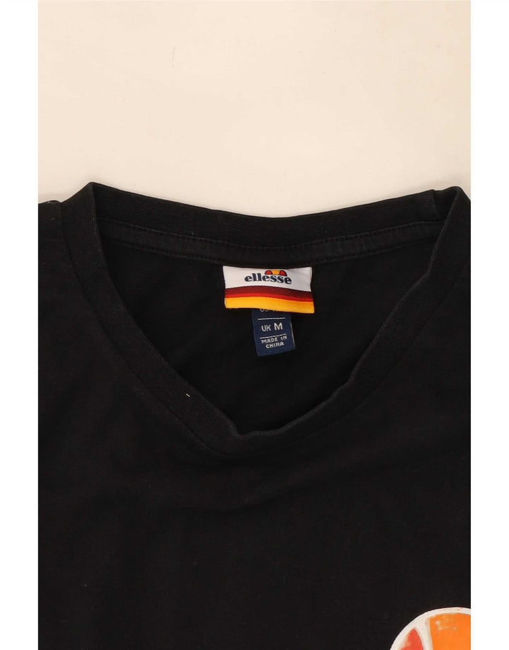 Ανδρικό T-Shirt Ellesse Top Medium Μαύρο