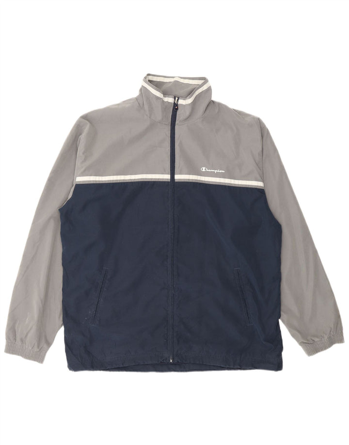 Ανδρική αθλητική φόρμα Champion Top Jacket Large Navy Blue Colorblock Polyester