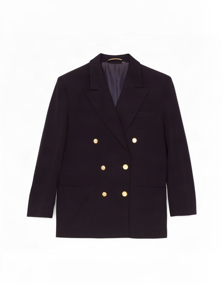 Marks & Spencer Γυναικείο σακάκι με διπλό στήθος UK 16 Large Navy Blue
