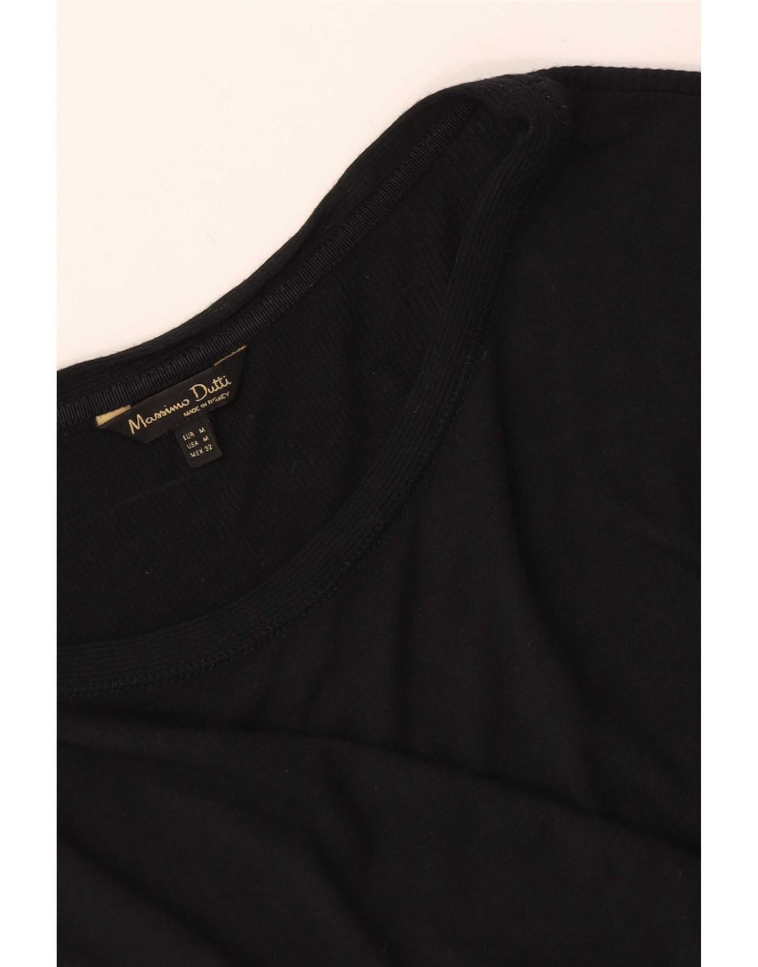 Massimo Dutti Γυναικείο τοπ 3/4 μανίκι UK 12 μεσαίο μαύρο