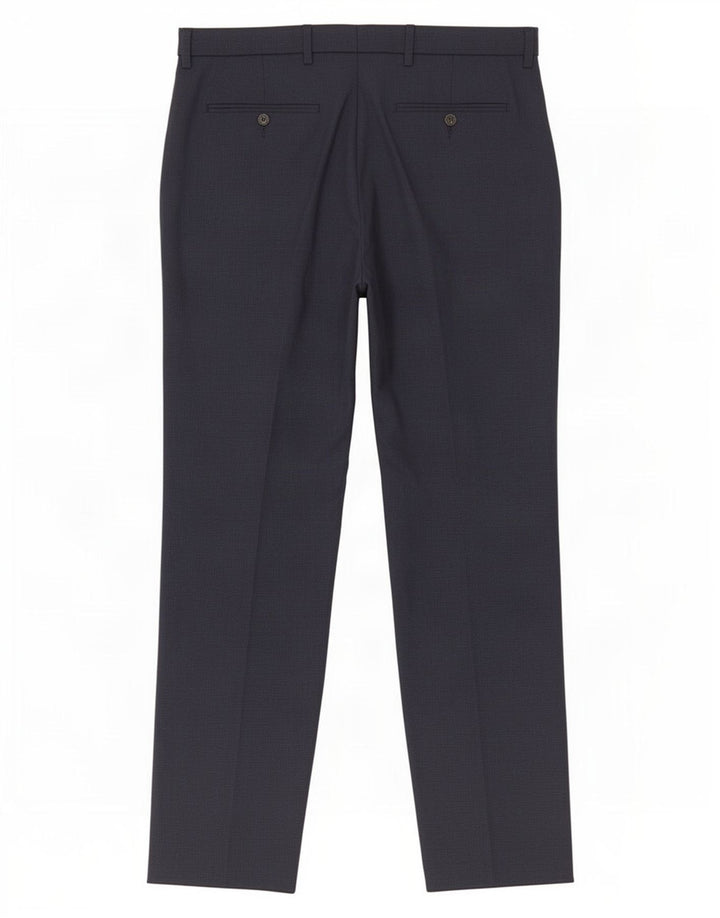 Ανδρικό κανονικό παντελόνι Marks & Spencer W34 L30 Navy Blue Polyester