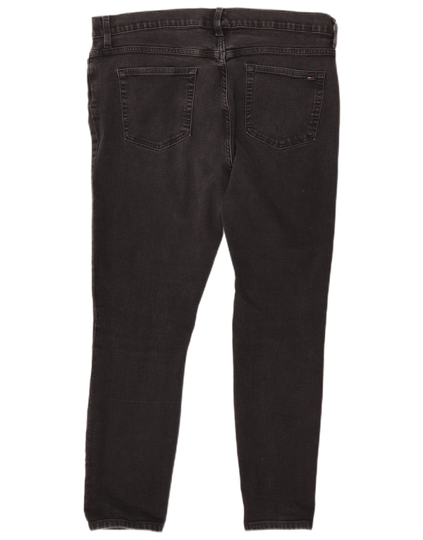 TOMMY HILFIGER Γυναικείο Ψηλό Skinny Jeans US 18 2XL W38 L26 Μαύρο