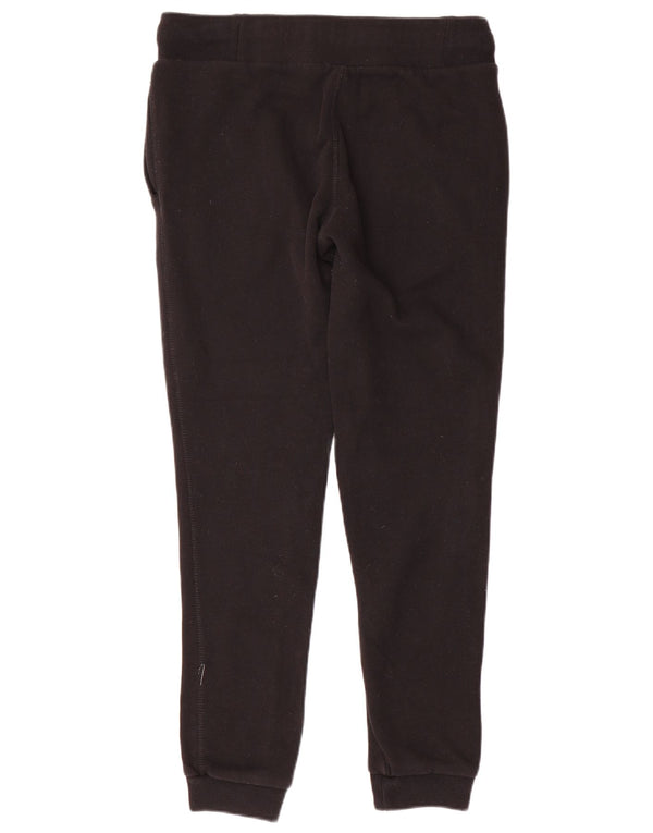 Γυναικεία αθλητική φόρμα SUPERDRY γραφικά παντελόνια Joggers UK 6 XS Μαύρο βαμβακερό