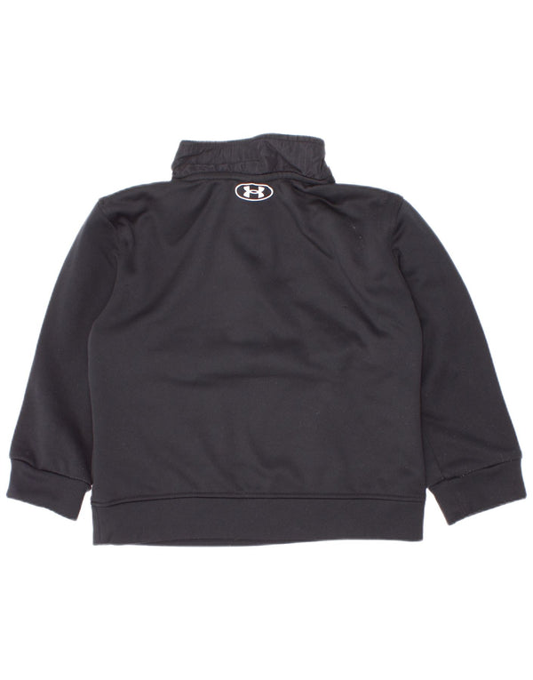 Under Armour Boys Γραφικό Φούτερ με φερμουάρ με λαιμόκοψη 2-3 ετών Μαύρο