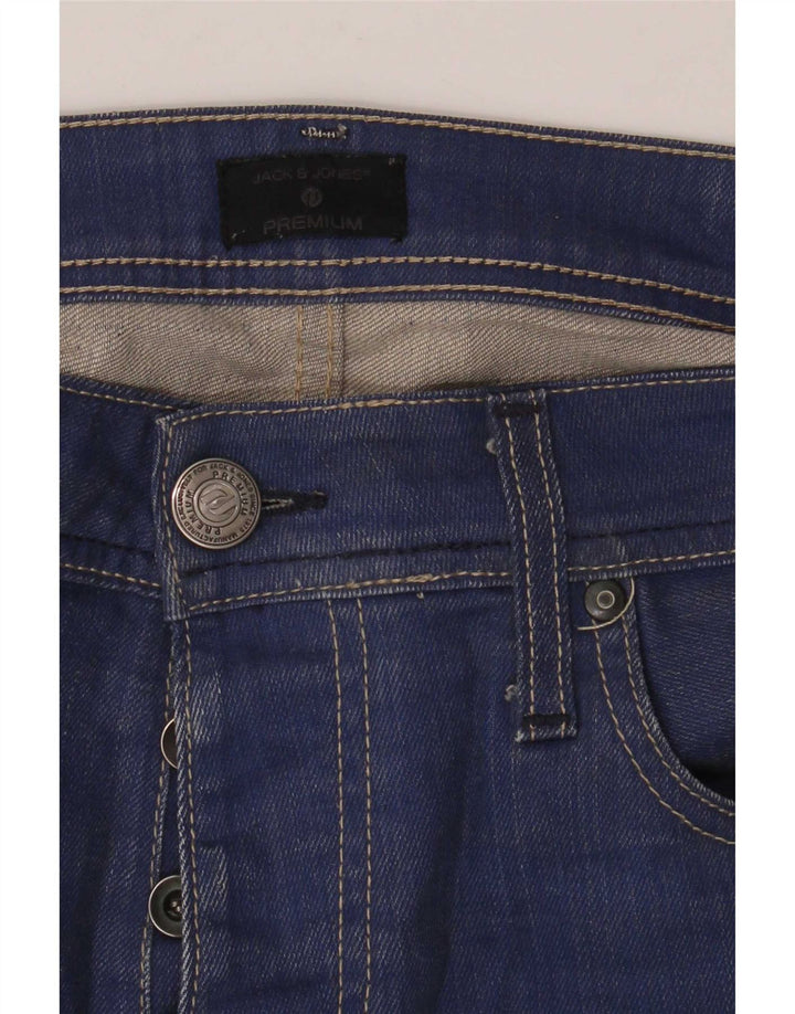 Jack & Jones Ανδρικό τζιν ίσιο W34 L32 Μπλε