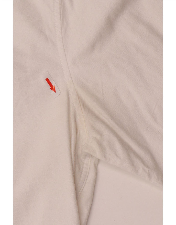 Ανδρικό πουκάμισο Crew Clothing Slim Fit, μεσαίο λευκό βαμβακερό