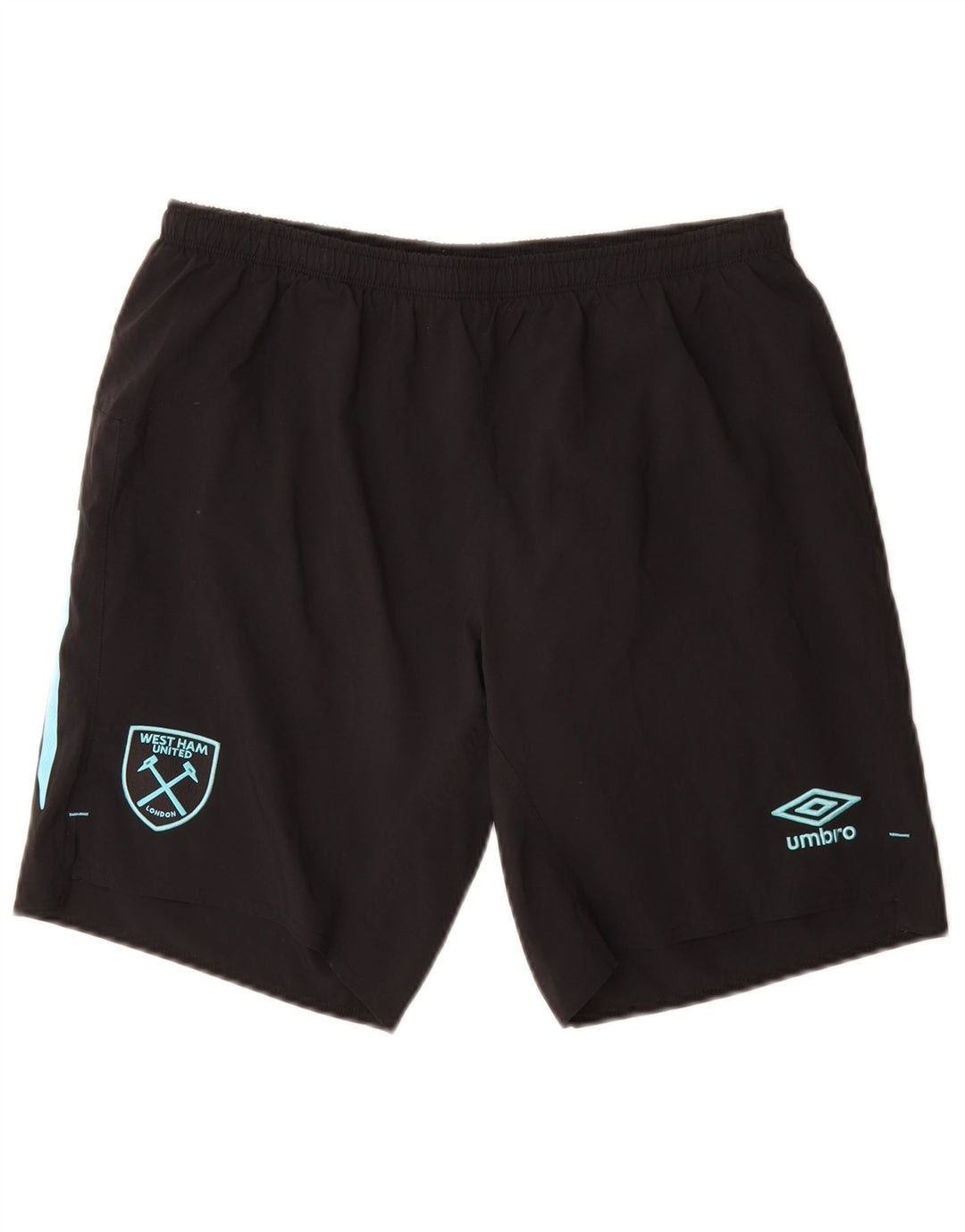 Ανδρικό αθλητικό σορτς Umbro, μεσαίο μαύρο πολυεστέρα