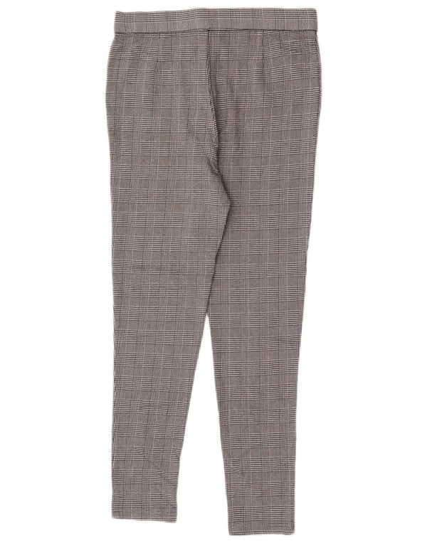 Zara Γυναικείο παντελόνι Chino Slim Fit Μεγάλο W30 L26 Γκρι καρό βισκόζη