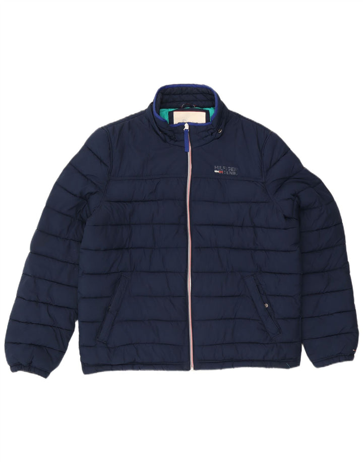 Tommy Hilfiger Ανδρικό μπουφάν με επένδυση UK 42 XL Navy Blue Polyester