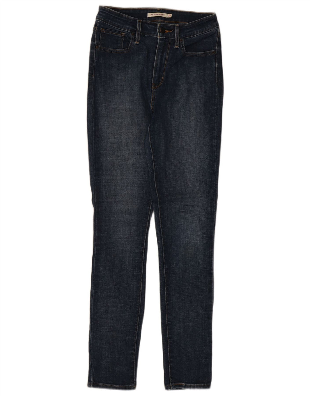 LEVI'S Γυναικεία 721 Ψηλόχρωμα Skinny Jeans W28 L29 Navy Blue