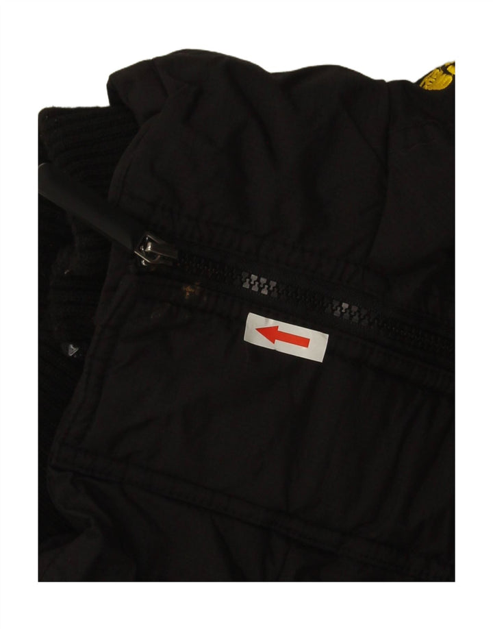 Superdry Γυναικείο Μπουφάν Windbreaker UK 14 Medium Black Nylon