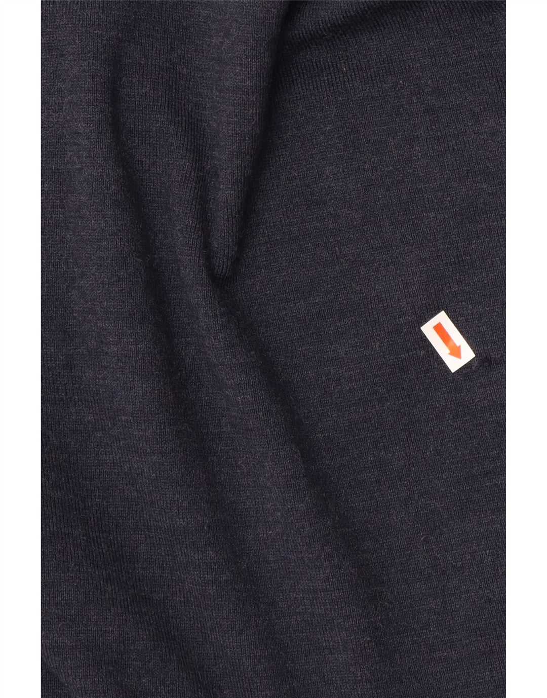 Ανδρικό πουλόβερ με φερμουάρ HUGO BOSS με μεσαίο μπλε πολυεστέρα