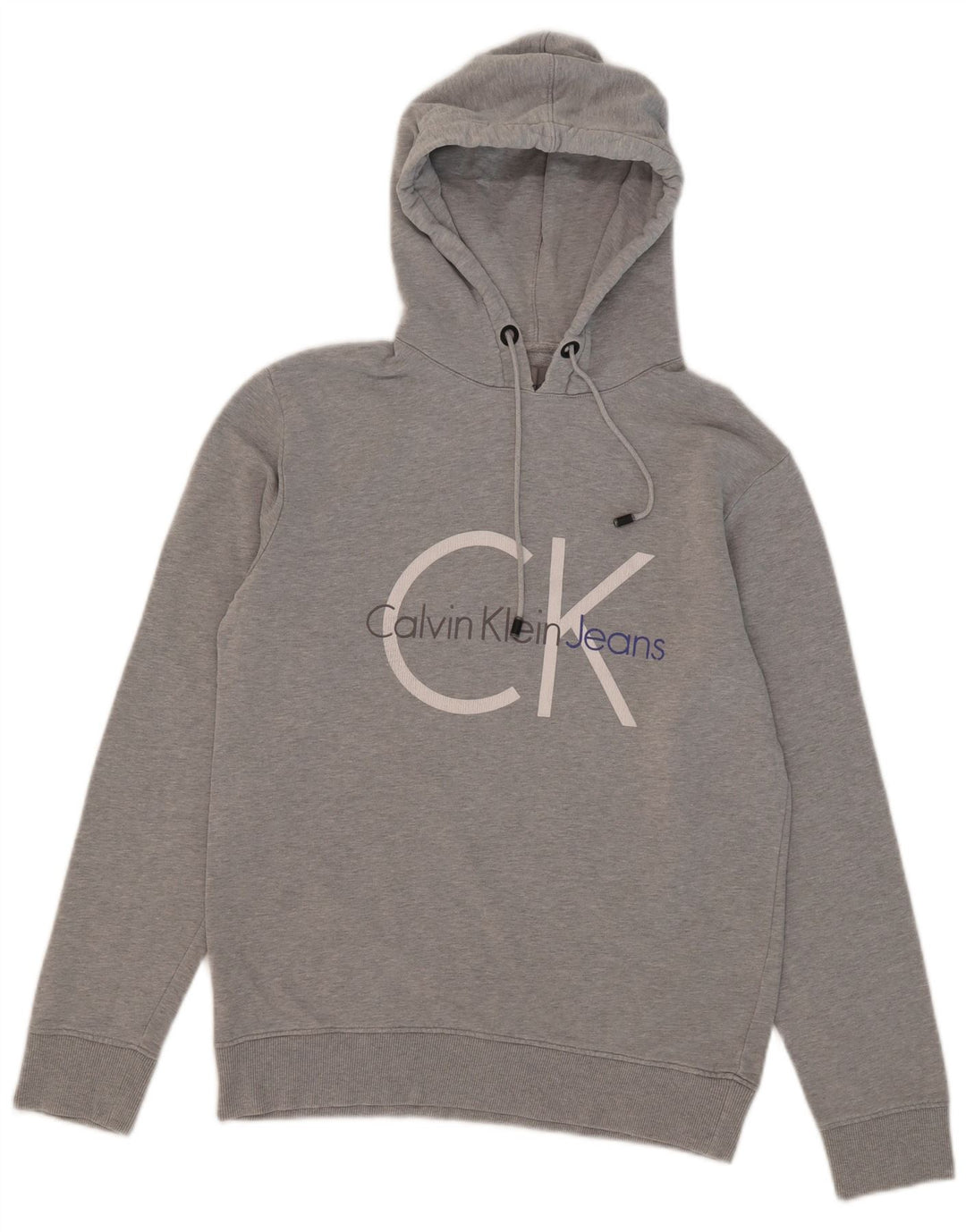 Ανδρικό τζιν Calvin Klein Graphic Hoodie Jumper Medium Grey