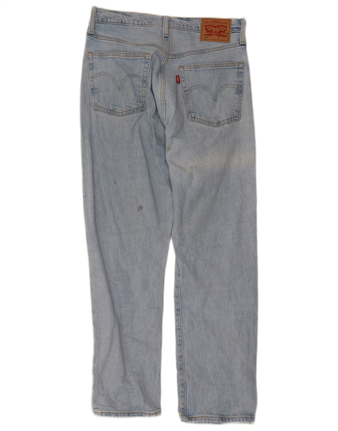 Levi's Mens 501 Straight Jeans W28 L26 Blue Cotton