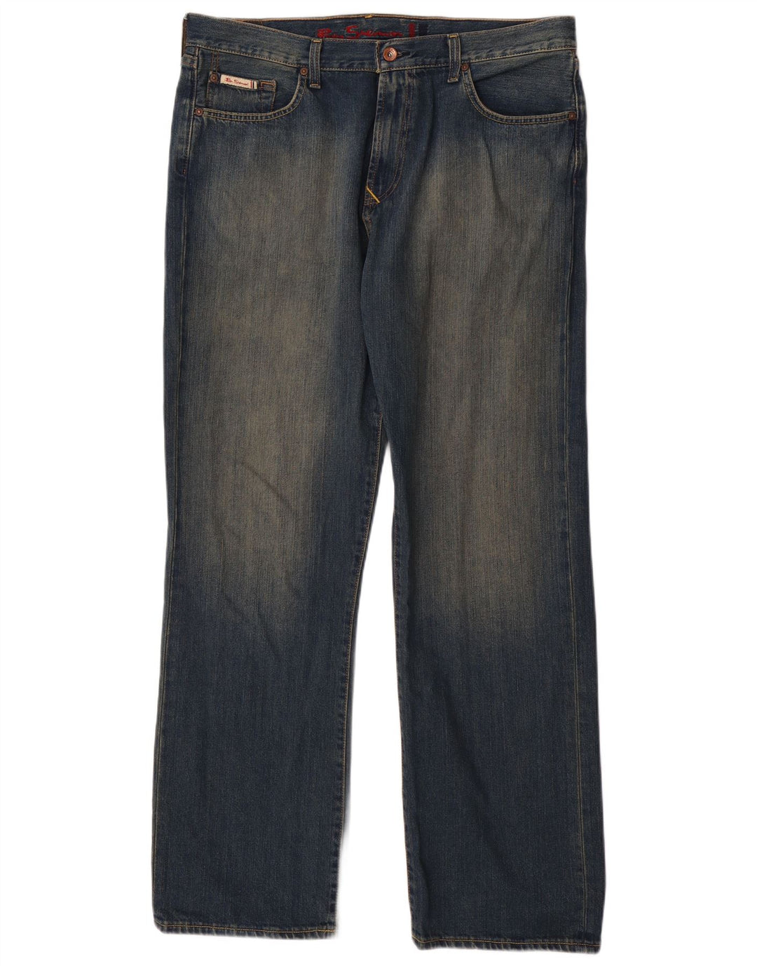 BEN SHERMAN Ανδρικό τζιν ίσιο W36 L32 Μπλε βαμβακερό