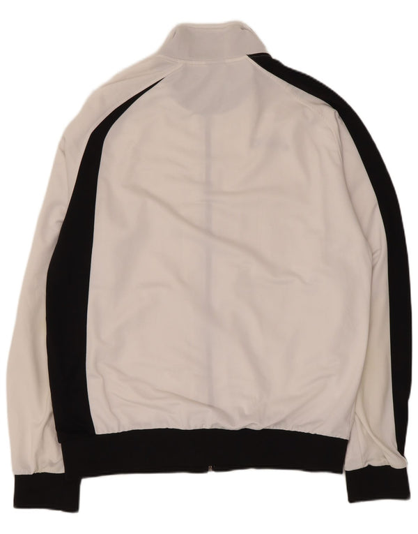 Γυναικεία φόρμα γραφικών Asics Top Jacket UK 18 XL White Colourblock