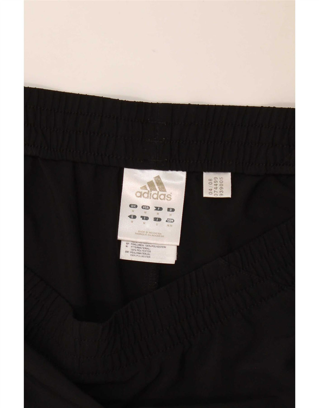 Ανδρικό σορτς Adidas Climalite από μεσαίο μαύρο πολυεστέρα