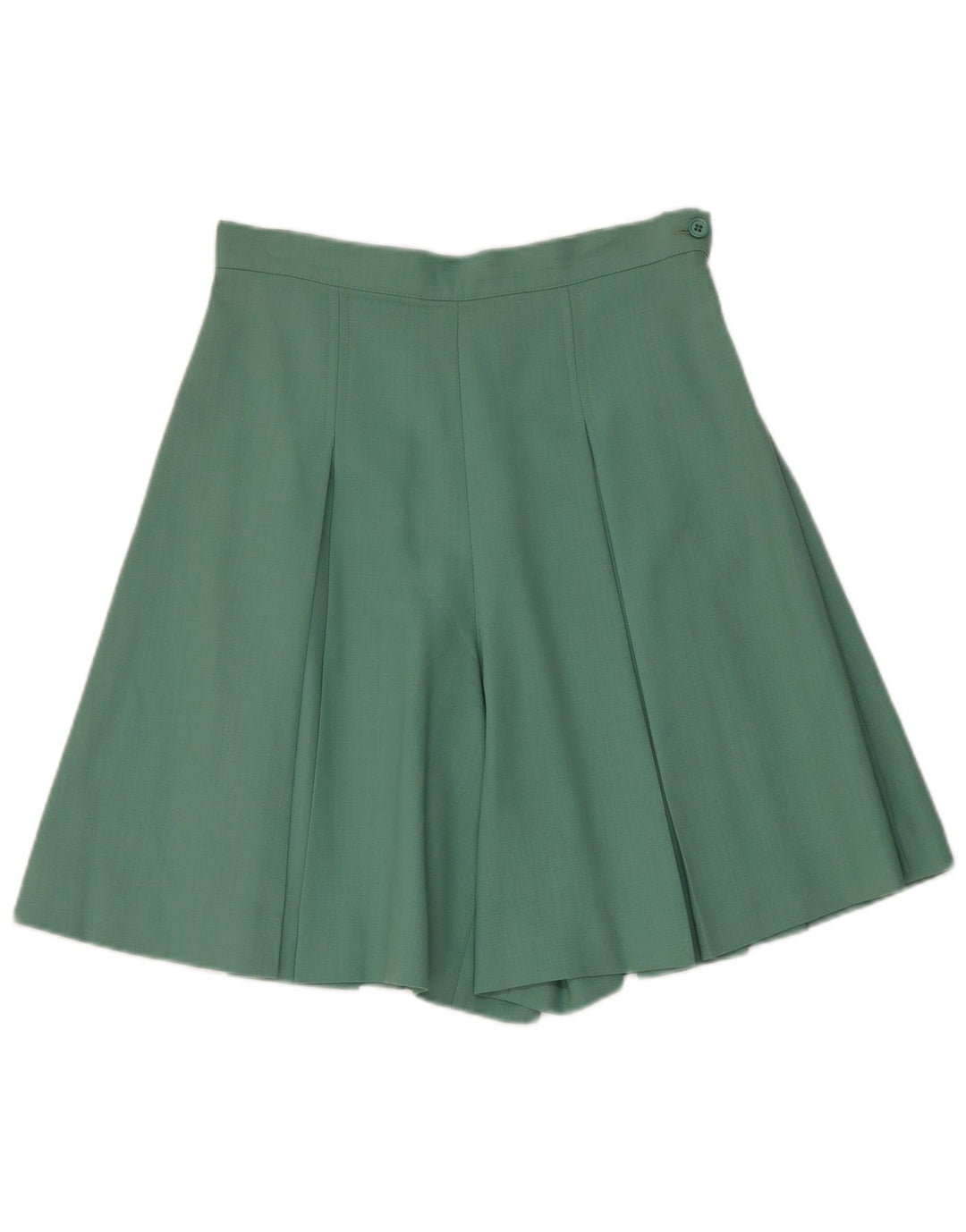 Vintage γυναικείο σετ 1 κουμπιού 2 τεμαχίων UK 12 Medium W28 Green Acetate