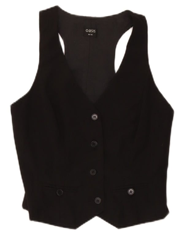 Γυναικείο γιλέκο Oasis UK 10 Small Black Polyester