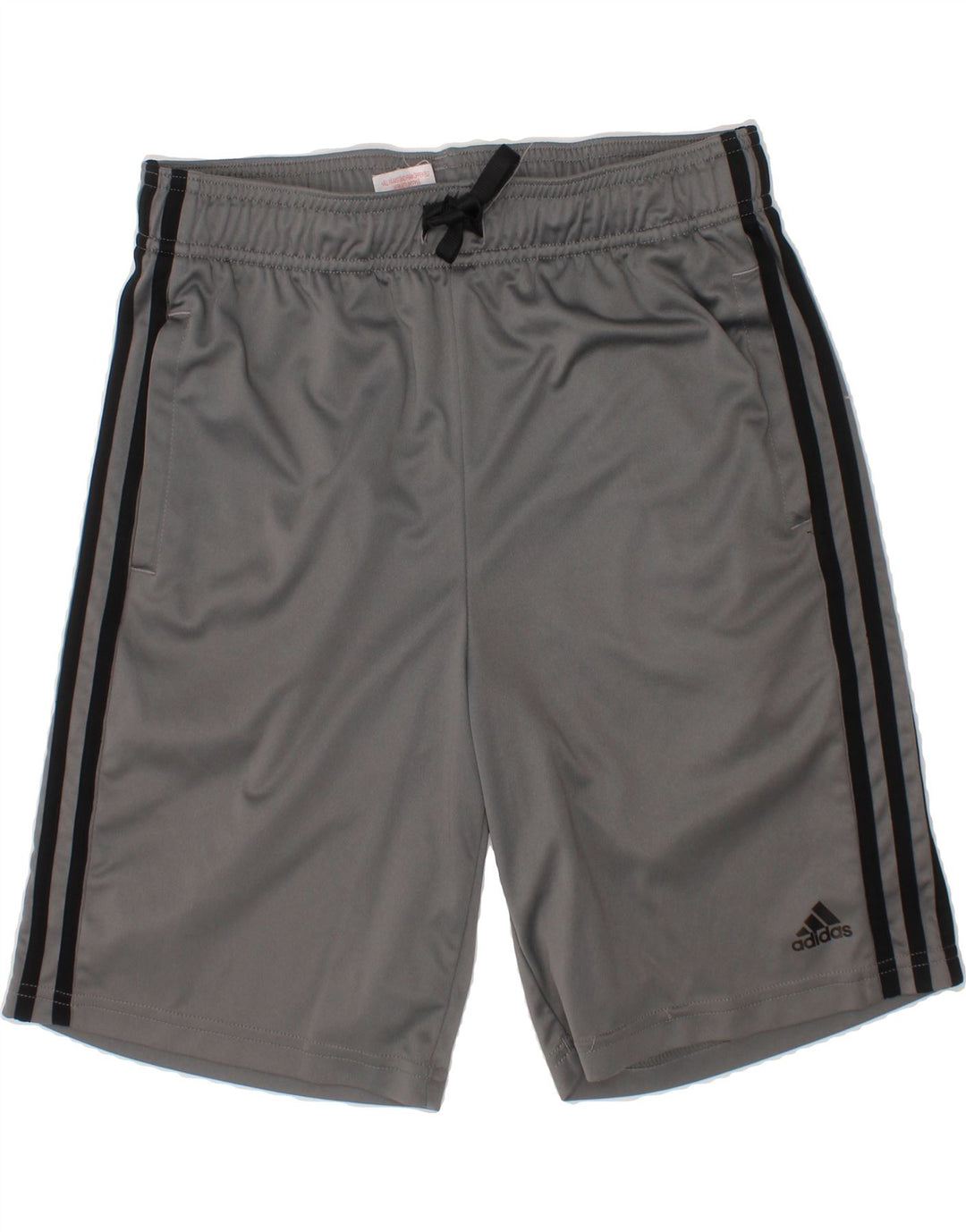 ADIDAS Boys Sport Shorts 13-14 Years Grey Polyester Vintage Adidas and Second-Hand Adidas from Messina Hembry 