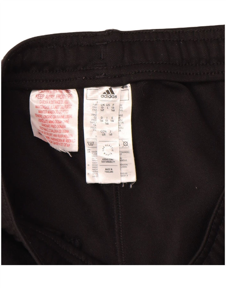 Παντελόνι αθλητικής φόρμας ADIDAS Boys Aeroready 13-14 ετών μαύρο πολυεστέρα