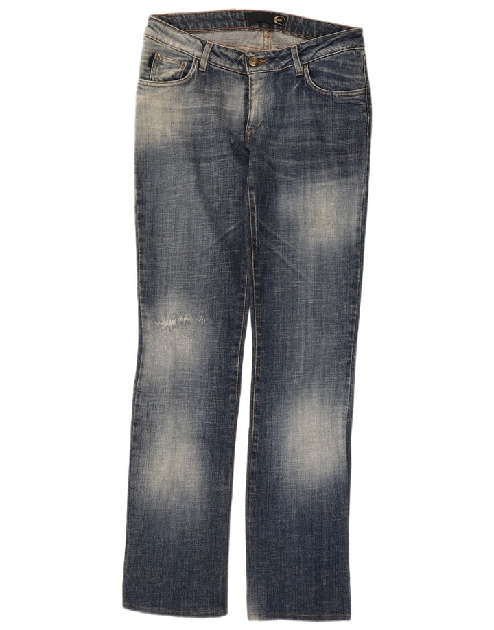 JUST CAVALLI Γυναικείο Bootcut Jeans IT 42 Medium W28 L31 Μπλε βαμβακερό