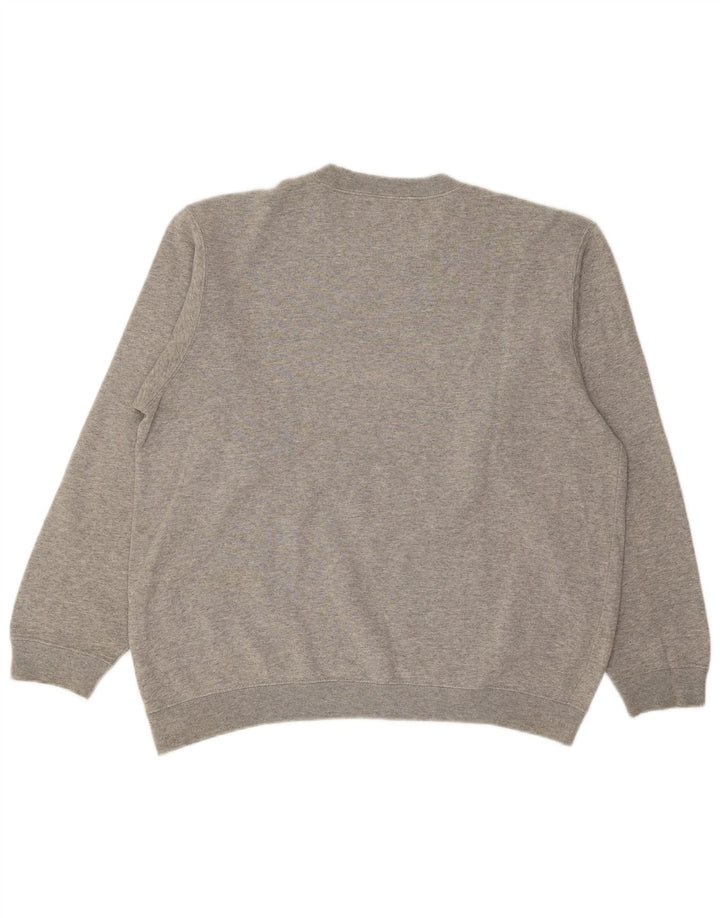 CHAMPION Ανδρικό γραφικό φούτερ Jumper Μεσαίο γκρι βαμβακερό