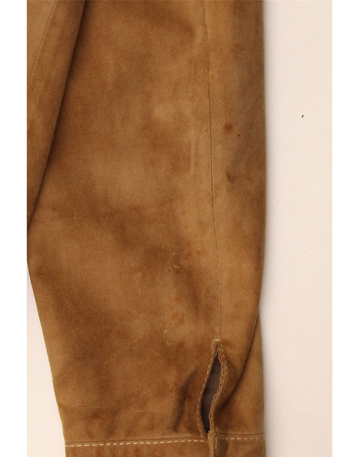 Vintage Ανδρικό Suede Jacket UK 38 Medium Brown