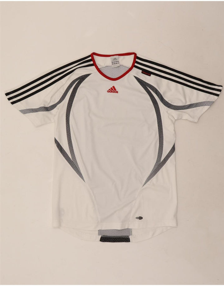 Ανδρικό T-Shirt Adidas Climacool Top Medium White Colourblock Polyester
