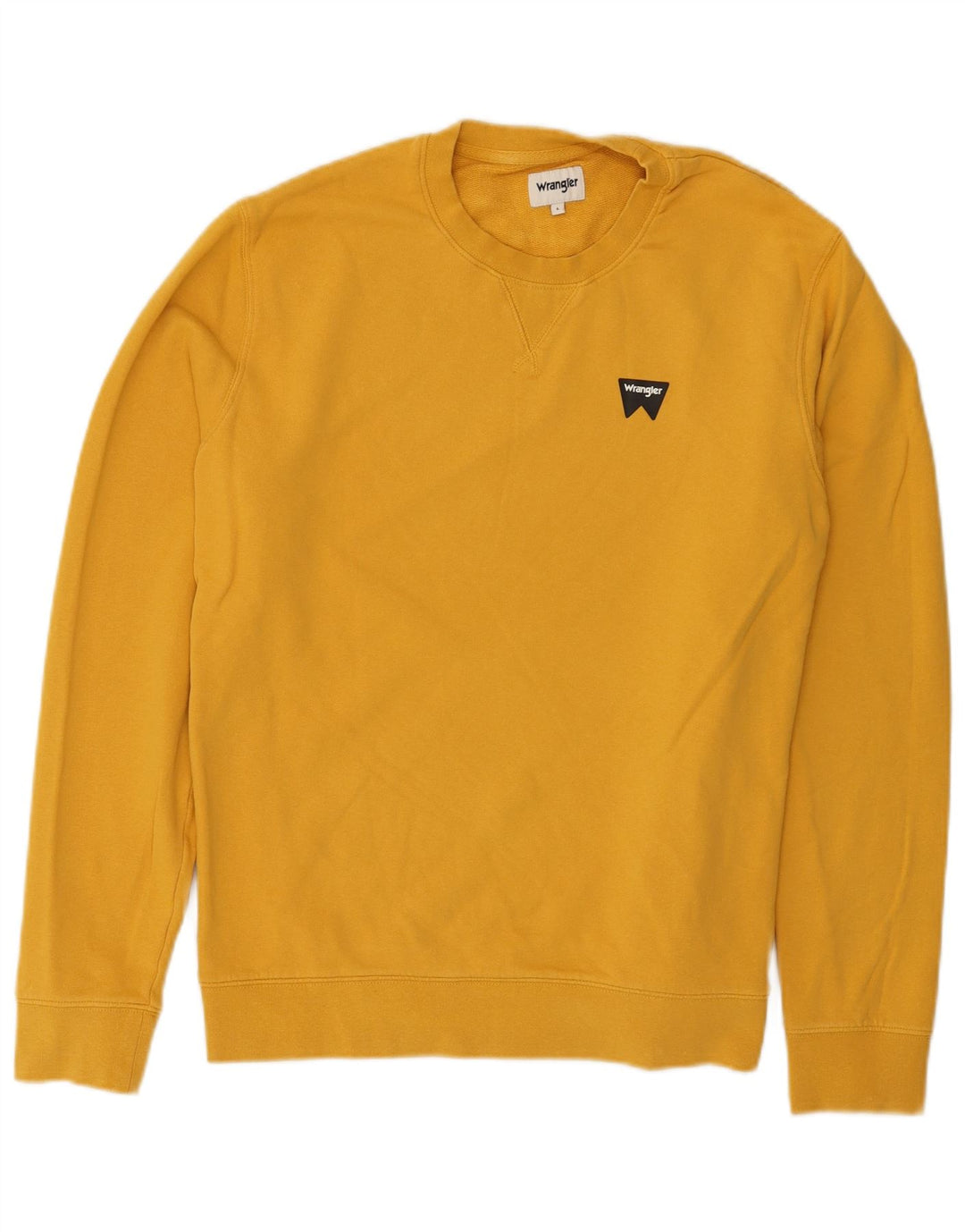 Ανδρικό φούτερ Wrangler Jumper μεγάλο κίτρινο βαμβακερό