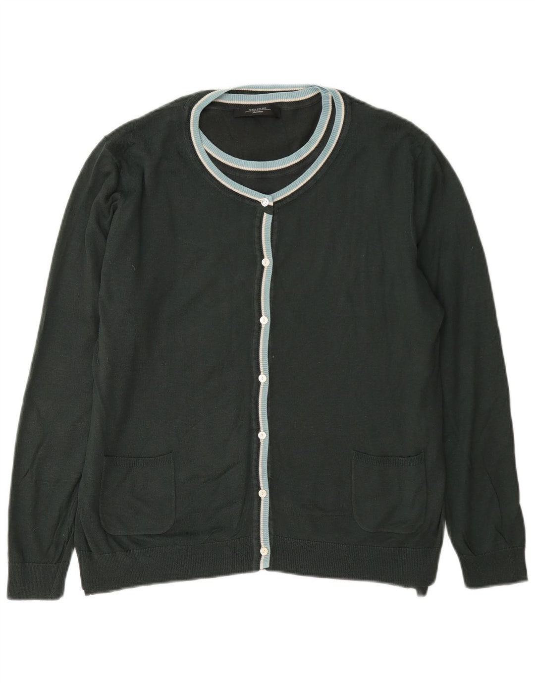 Max Mara Γυναικείο Ζακέτα Σαββατοκύριακου UK 16 Large Green