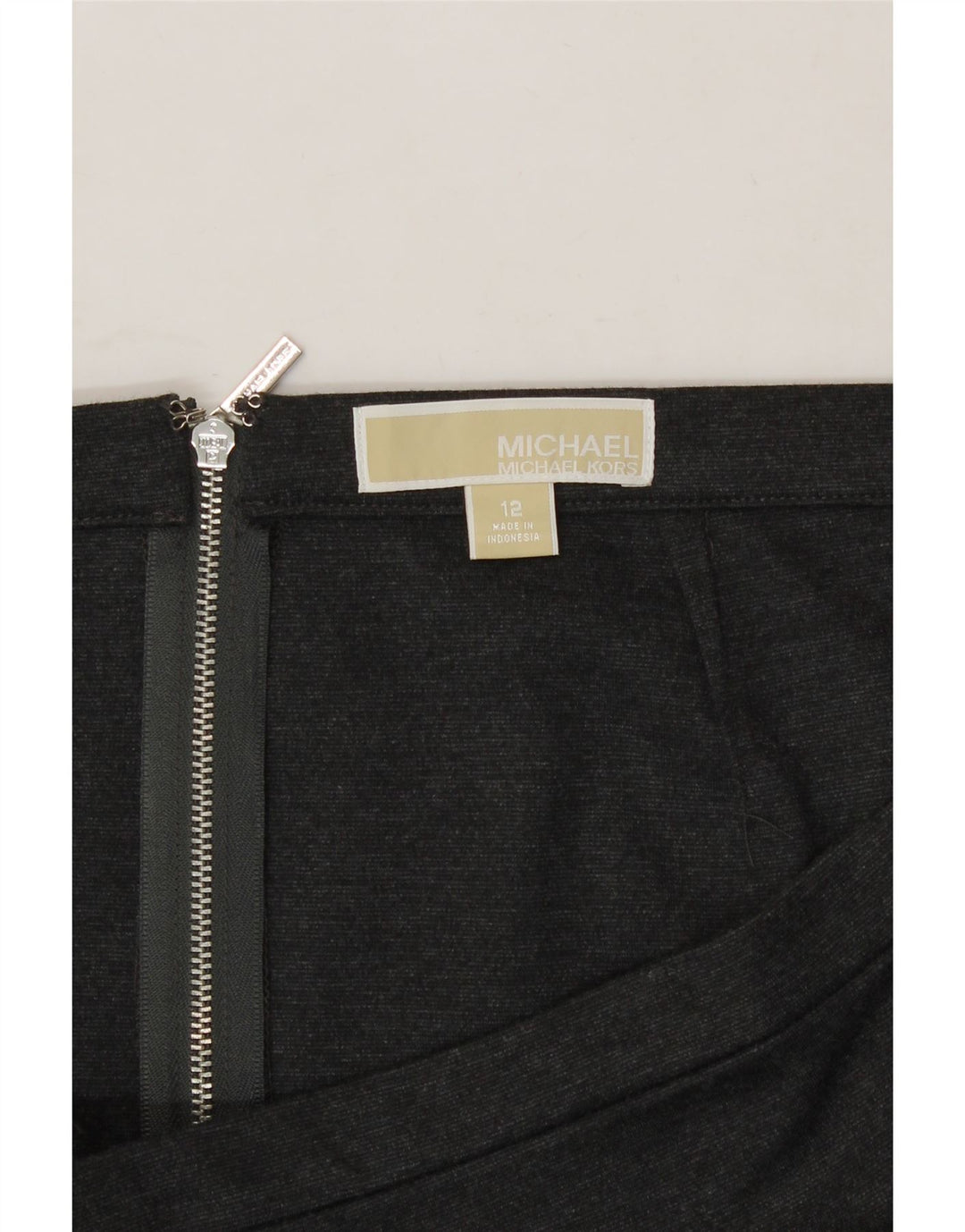 MICHAEL KORS Womens Pencil Skirt US 12 Large W34 Grey Vintage Michael Kors and Second-Hand Michael Kors from Messina Hembry 
