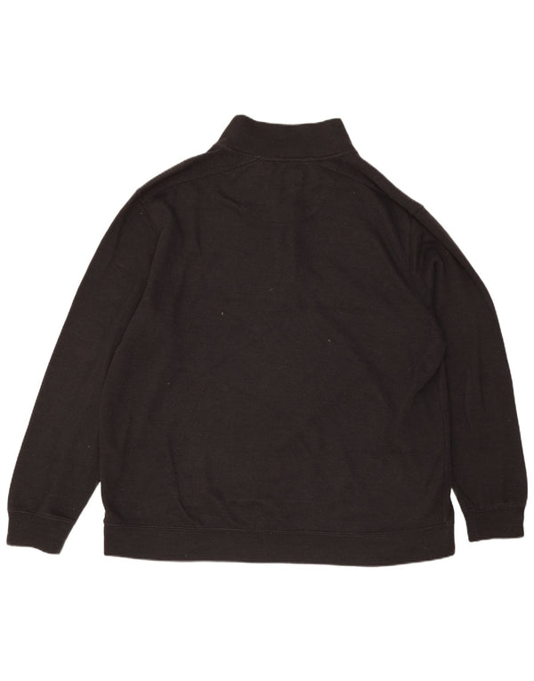 Ανδρικό φούτερ Pierre Cardin με φερμουάρ Jumper 4XL Μαύρο βαμβακερό