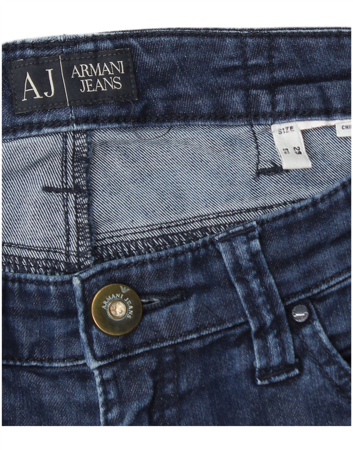 Armani Γυναικείο Straight Jeans W29 L28 Navy Blue