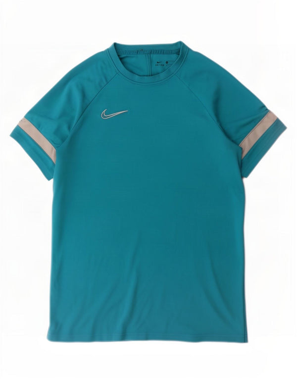 Ανδρικό T-Shirt Nike Dri Fit Top Large Blue Colorblock Πολυεστέρας
