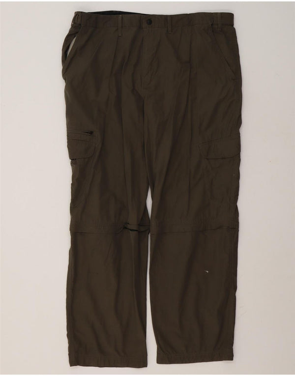 Marks & Spencer Ανδρικό Παντελόνι Μπλε Harbour Straight Cargo W42 L31 Khaki