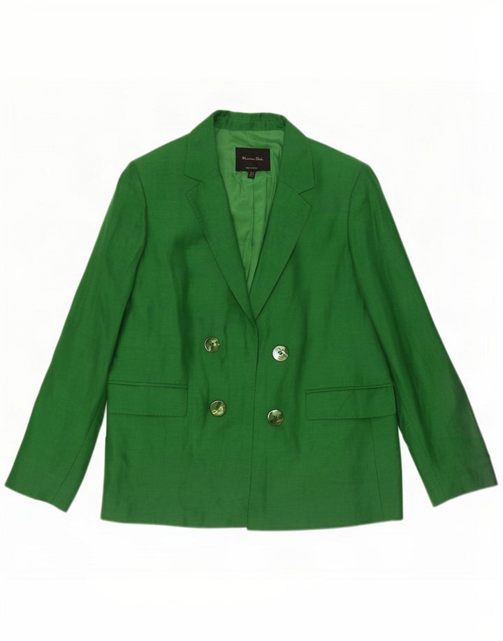 Massimo Dutti Γυναικείο Open Blazer Jacket EU 40 Medium Green