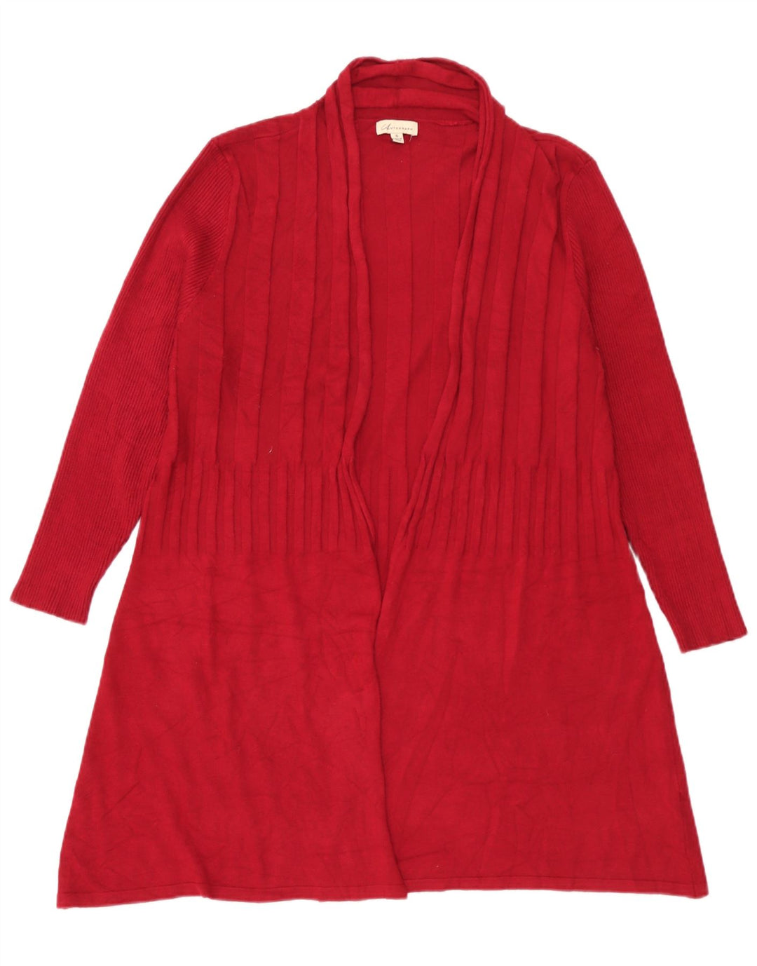 Marks & Spencer Γυναικείο πουλόβερ Longline Cardigan UK 10 Small Red